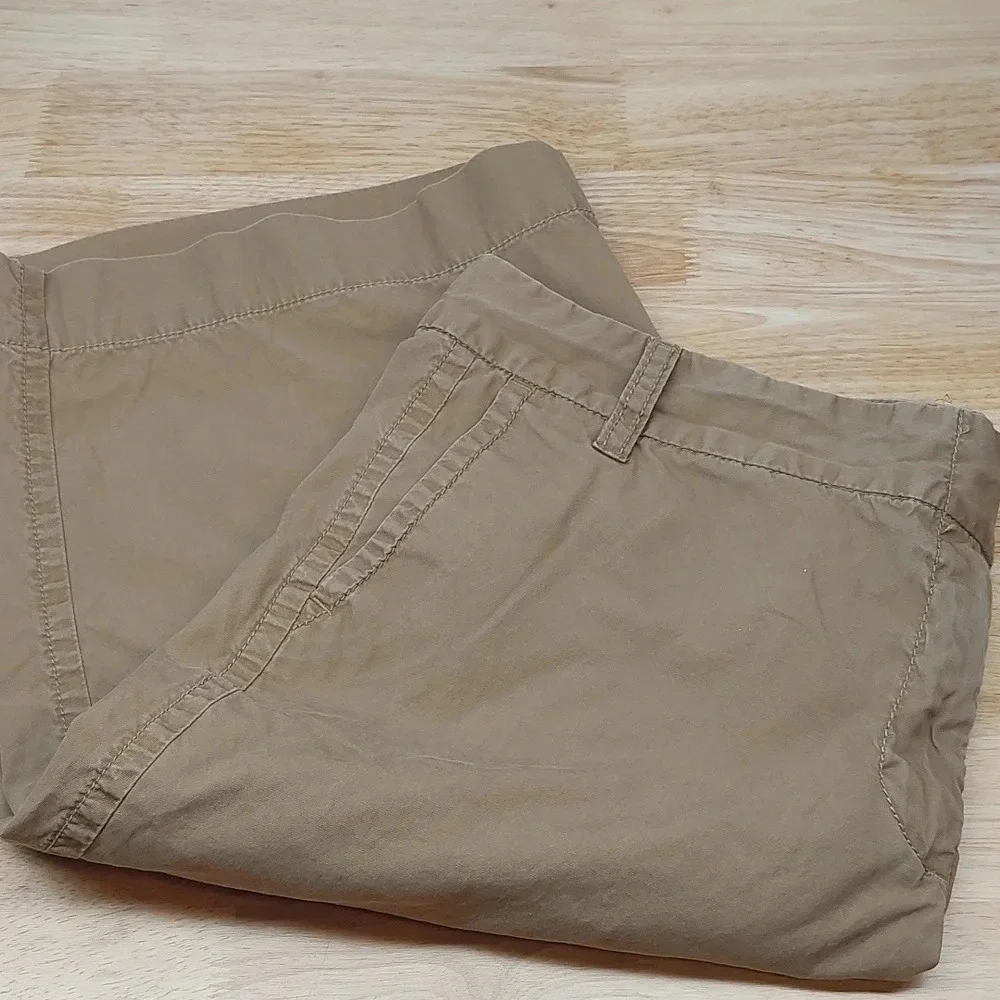 J.Crew Chino Classic Twill Broken In City fit Bermuda Shorts 10 Khaki